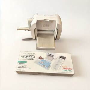 Spellbinders Universal Scout Die Cut Machine 3.5x9" + NEW Universal Plate System